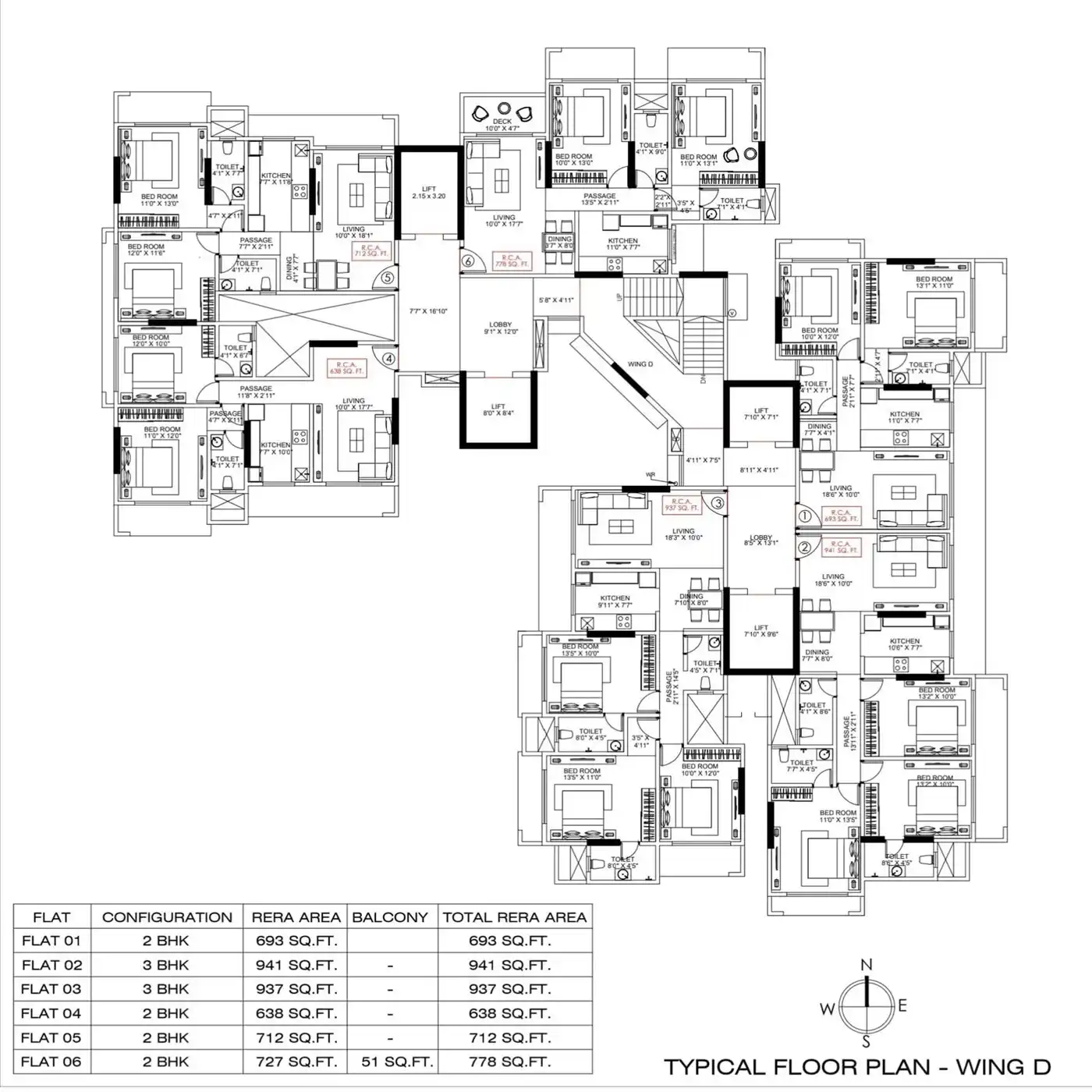 Rishabraj Avyaana 2 BHK Layout A
